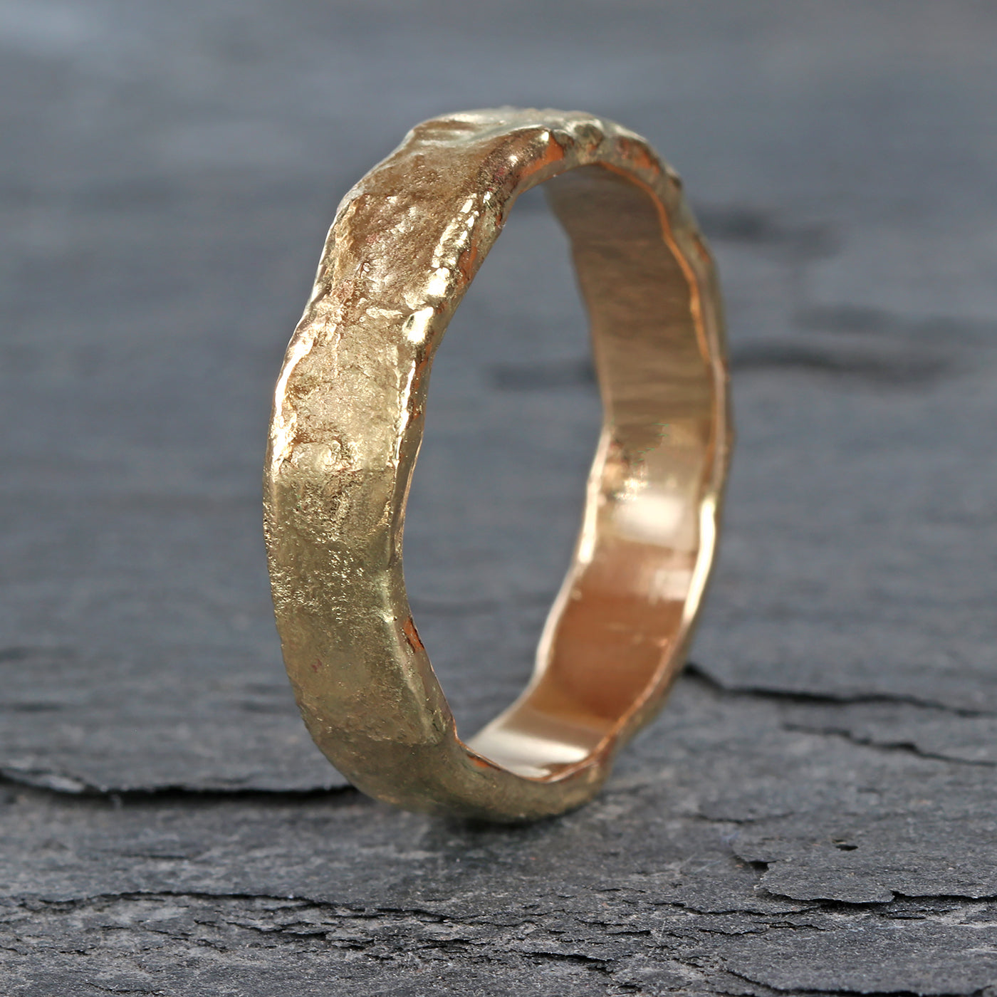 18ct Rose Gold 5mm Mineral Wedding Ring