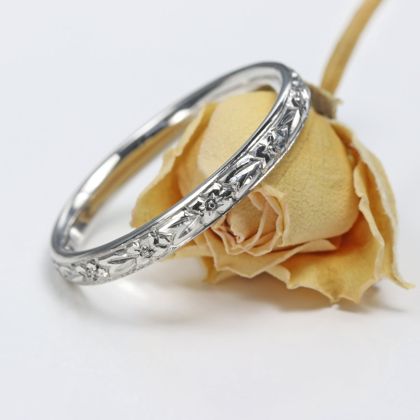 Orange blossom wedding ring outlet sets