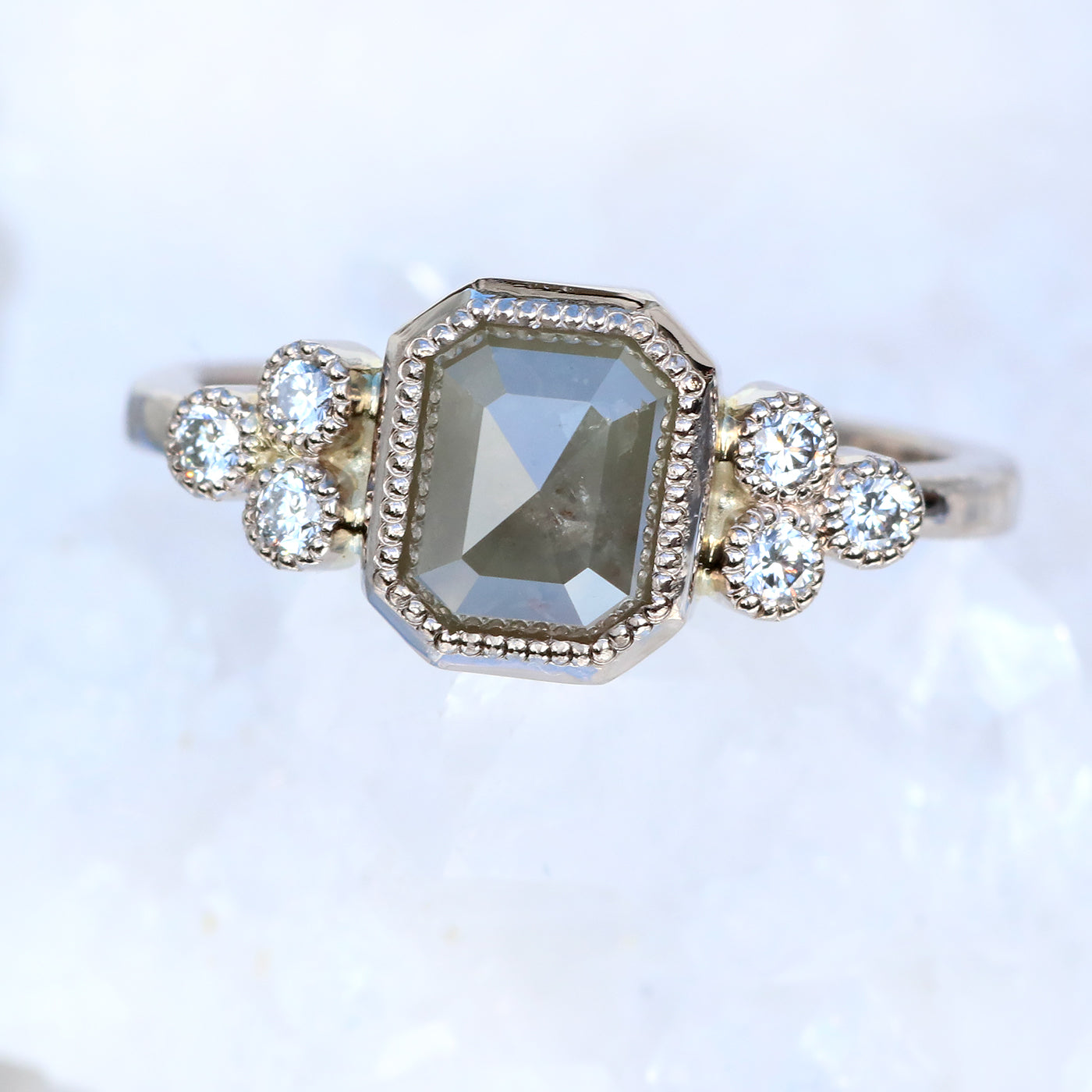 Bespoke diamond engagement ring