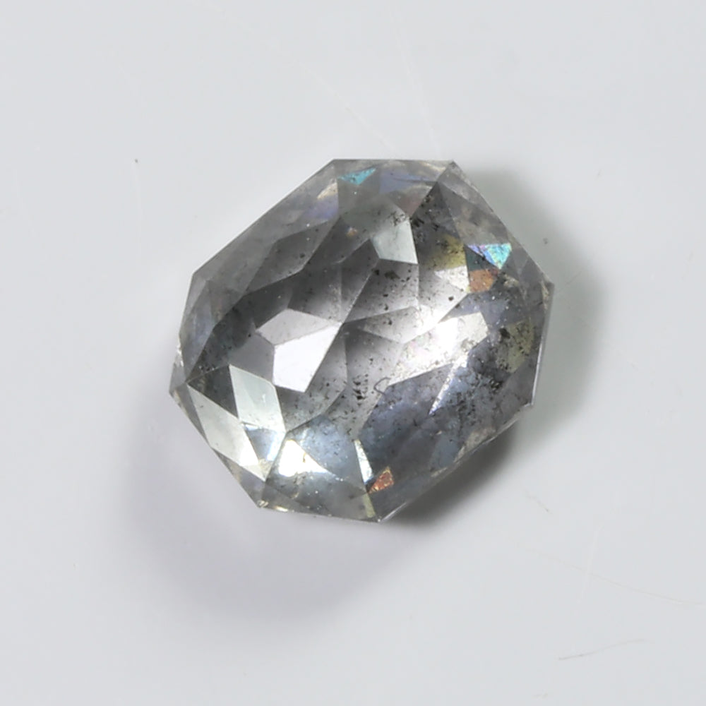 Salt and Pepper Diamond, Emerald Cut, 1ct DI025
