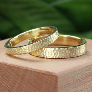 Hammered Wedding Rings
