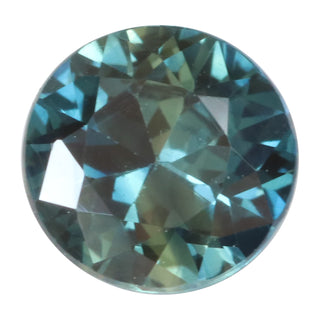 australian parti sapphire 5.8mm 0.9 carat