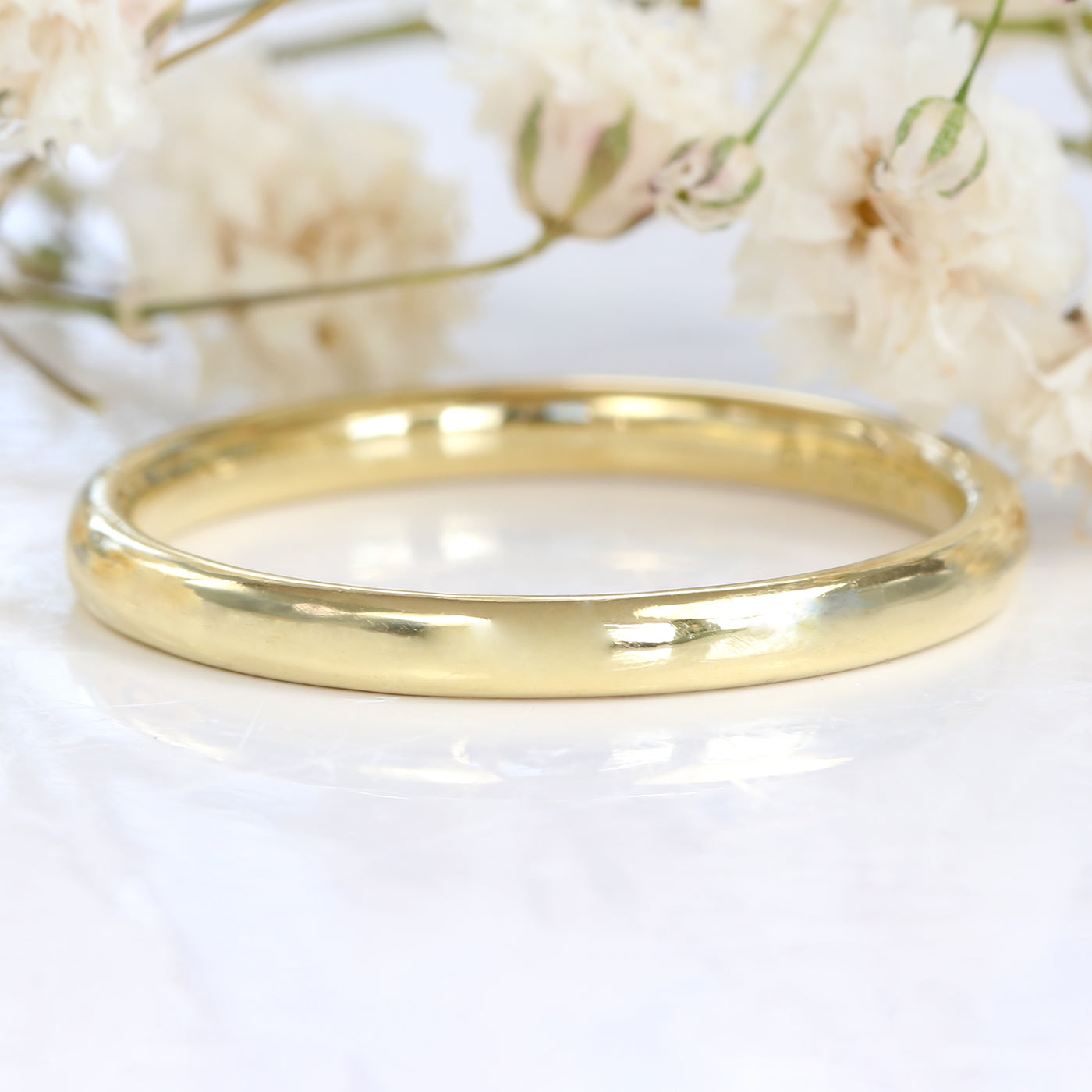 2.5mm Comfort Fit Wedding Ring in 18ct Yellow Gold - Size N 1/2 (Resize G - O)