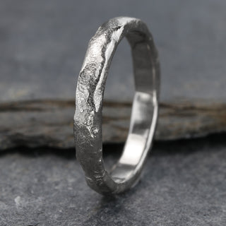 Platinum 3mm Mineral Wedding Ring