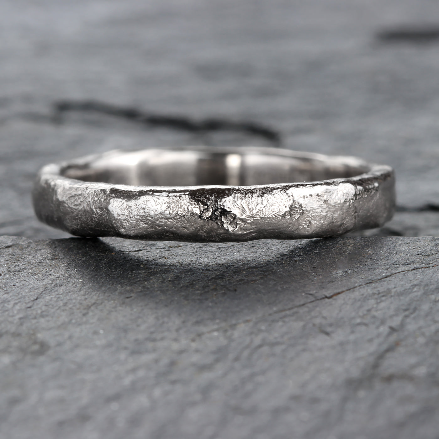 Platinum 3mm Mineral Wedding Ring