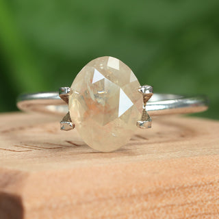 Champagne Colour Oval Cut Diamond 9.10 x 7.10mm 2.83ct DI014