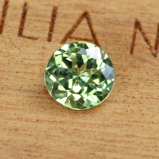 Fair Trade Round Green Sapphire - 5.0mm 0.6ct  SA22040