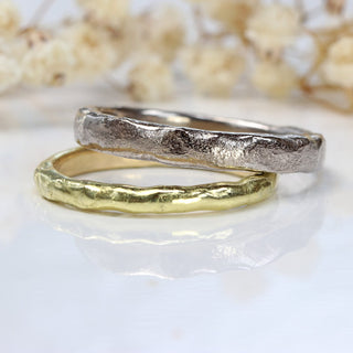 18ct Gold 2mm Mineral Wedding Ring