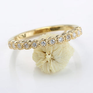 18ct Gold Ethical Diamond Eternity or Wedding Ring (Size J 1/2)