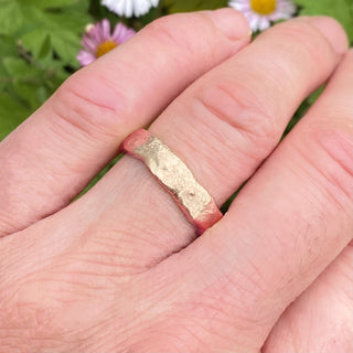 18ct Rose Gold 5mm Mineral Wedding Ring
