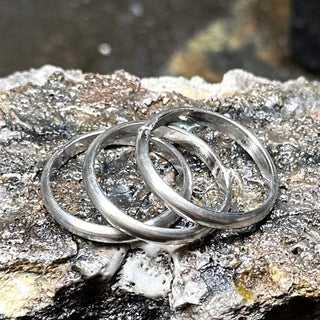 Custom 3mm Diamond Russian or Rolling Wedding Ring