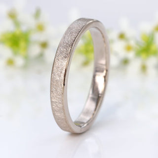Custom 3mm Flat Profile Wedding Ring