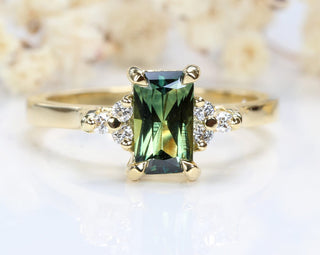 Fair Trade Emerald Cut Parti Sapphire - 8.40 x 4.96mm 1.59ct  SAEM24001