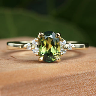 Fair Trade Oval Parti Sapphire - 7.75 x 5.52mm 1.34ct  SAOV24010