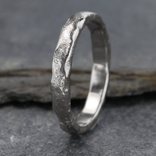 Platinum 3mm Mineral Wedding Ring