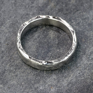 Platinum 4mm Mineral Wedding Ring