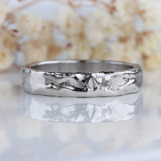 Platinum 4mm Mineral Wedding Ring