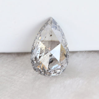 Salt and Pepper Pear Cut Diamond 7.13 x 4.59mm 0.60ct DI032