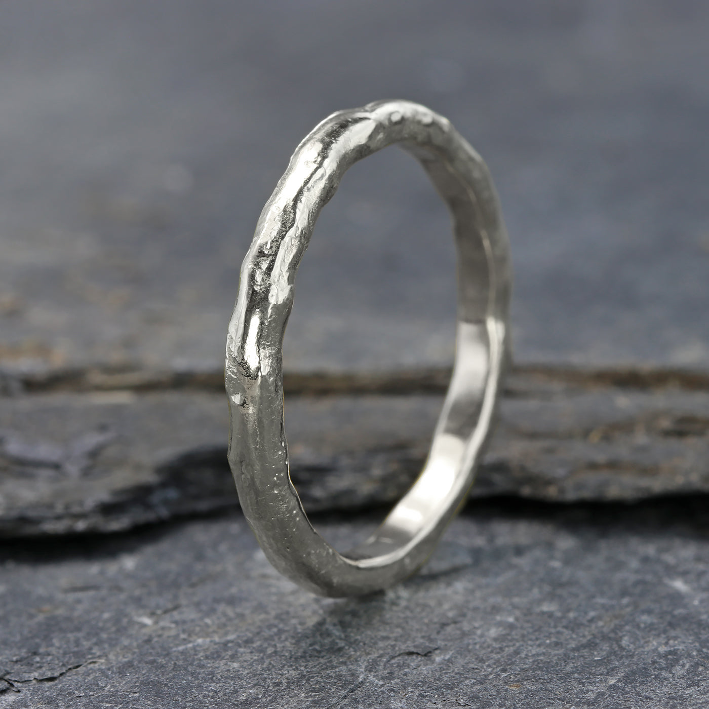Platinum 2mm Mineral Wedding Ring