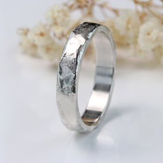 4mm Mineral Wedding Ring in 950 Platinum – Size P