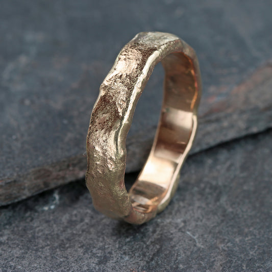 18ct Rose Gold 5mm Mineral Wedding Ring
