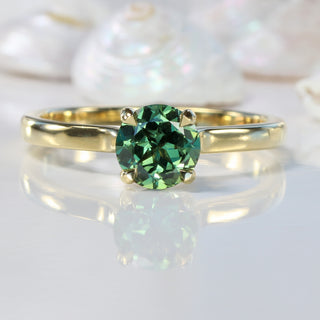 Tintagel Handmade 18ct Gold Parti Sapphire Solitaire Engagement Ring