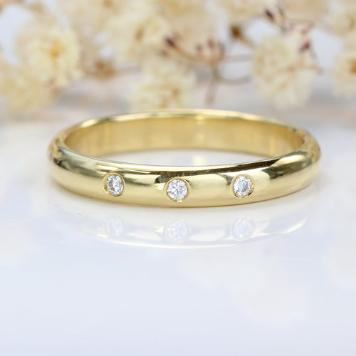 Simple one diamond sales wedding ring