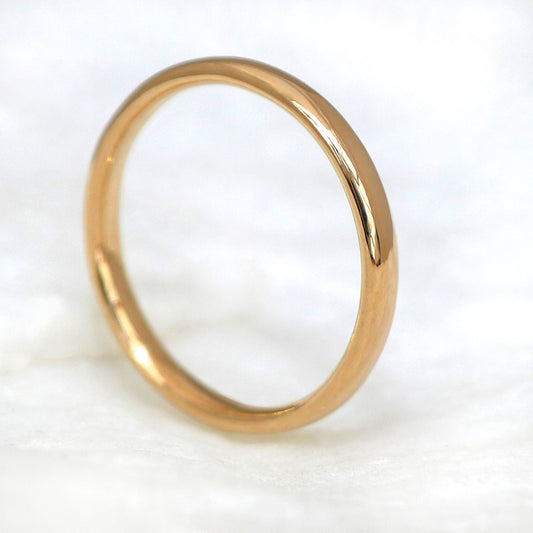18ct Rose Gold 2.5mm Comfort Fit Wedding Ring