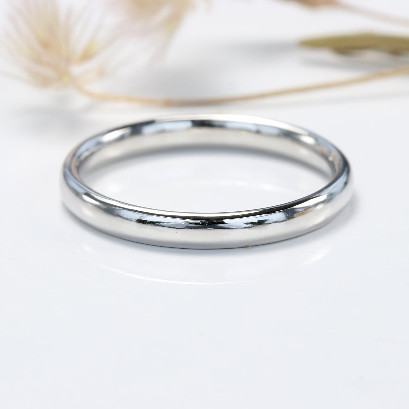 Platinum 3mm Comfort Fit Wedding Ring