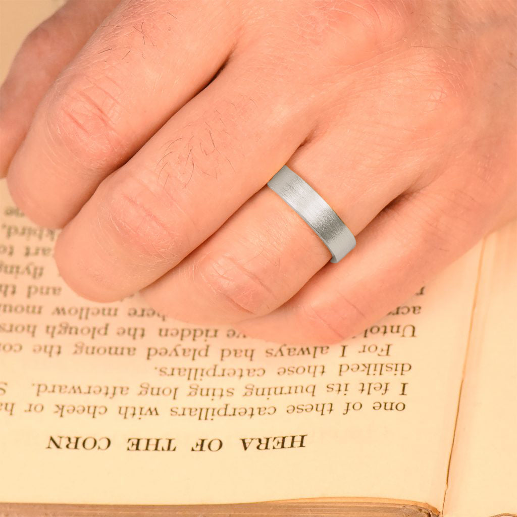 5mm Flat Ethical Platinum Wedding Ring