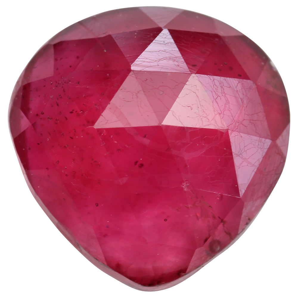 rose cut pink sapphire