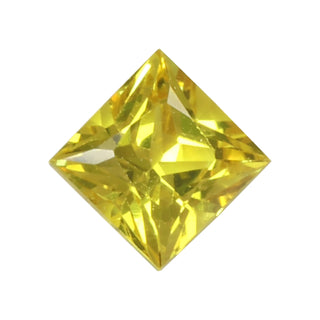Princess Cut Yellow Natural Sapphire - 4.5mm 0.65ct - SA165