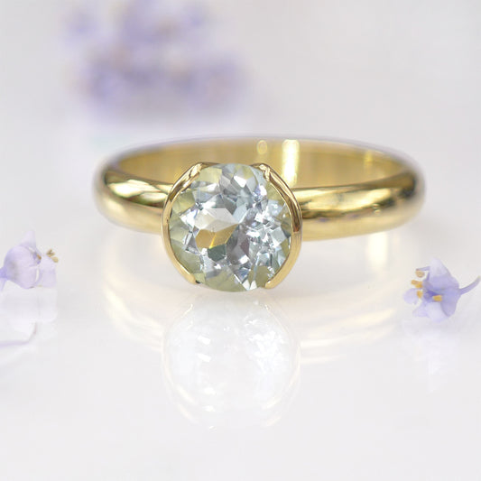 Aquamarine ring