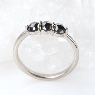 Lilia Nash Black Diamond Trilogy Ring
