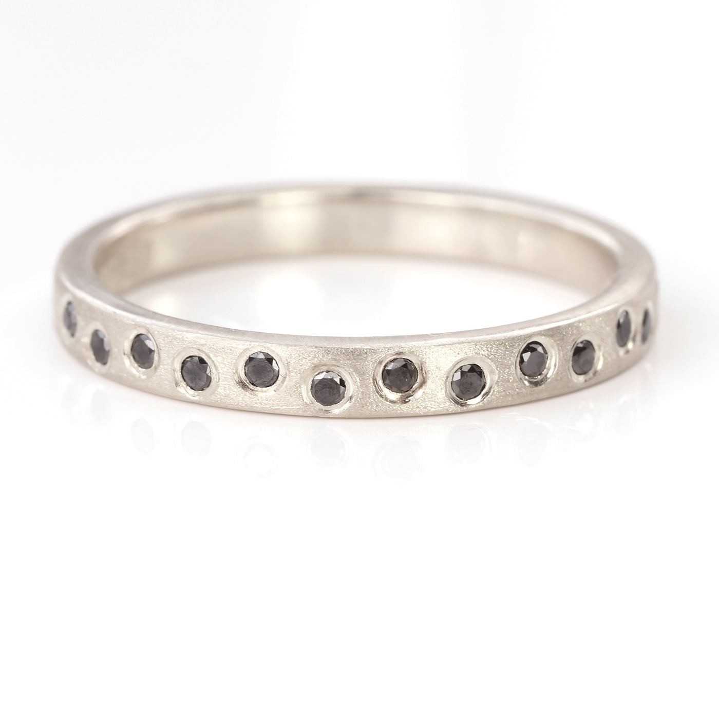 black diamond eternity ring white gold