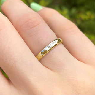 Celestial Diamond Band | Sun, Moon and Stars Gold Ring