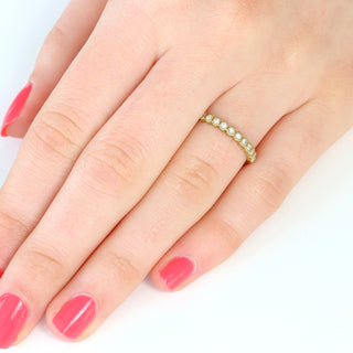 18ct White Gold Milgrain Engraved Diamond Wedding Ring