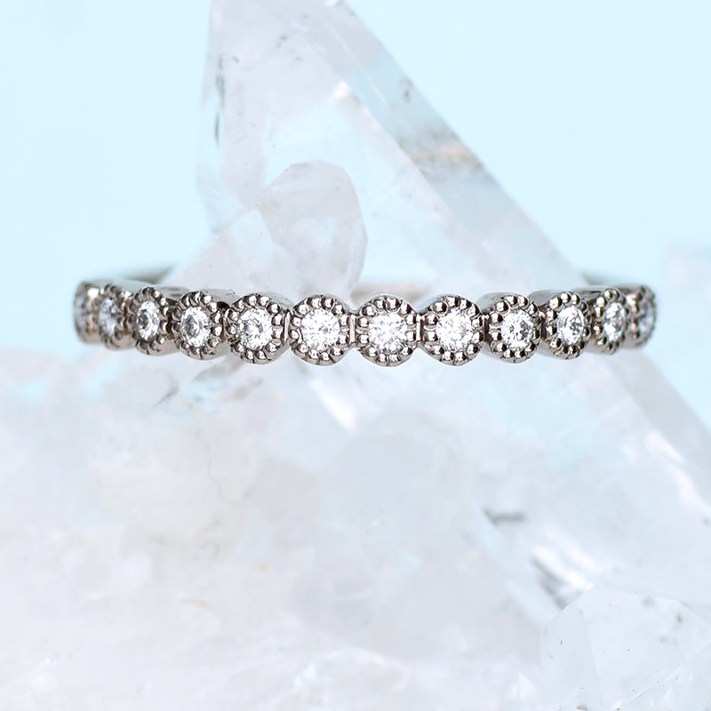 White gold diamond eternity ring