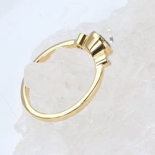 18ct Gold Parti Sapphire and Diamond Trilogy Engagement Ring