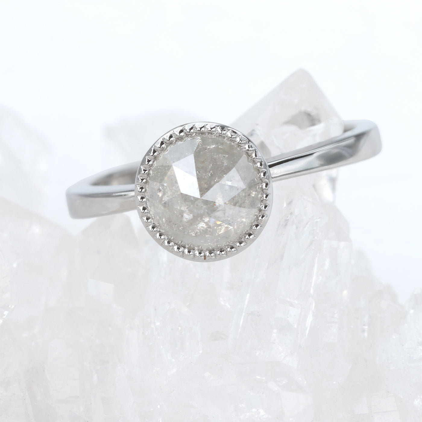 Platinum Icy Diamond Solitaire Engagement Ring