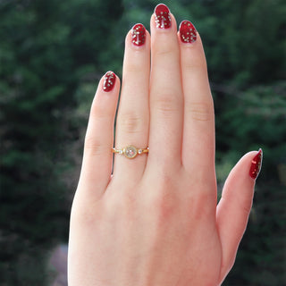 Custom 18ct Gold Icy Trilogy Diamond Engagement Ring