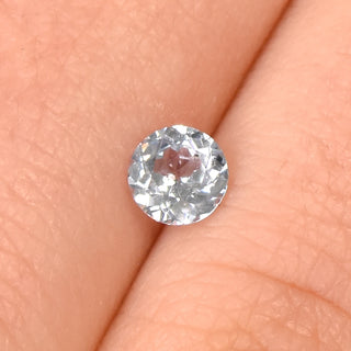 5.2mm Icy Silver-Grey Lavender Sapphire 0.62ct SA46