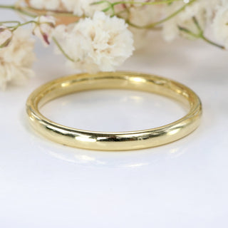 18ct Gold 2mm Comfort Fit Court Wedding Ring