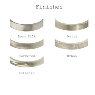 white gold finishes