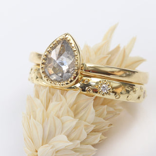 Celestial Diamond Band | Sun, Moon and Stars Gold Ring