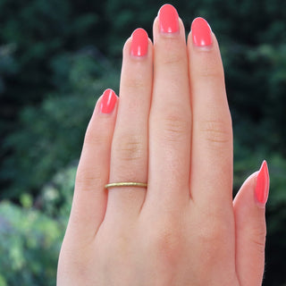 Custom 1.5mm Skinny Halo Profile Wedding Ring