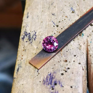 Custom 18ct Rose Gold Pink Sapphire and Diamond Ring