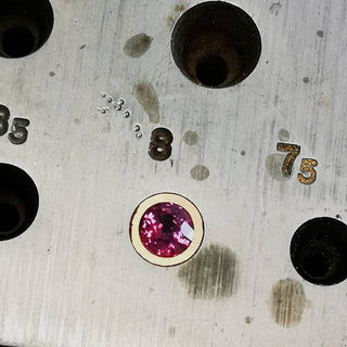 Custom 18ct Rose Gold Pink Sapphire and Diamond Ring