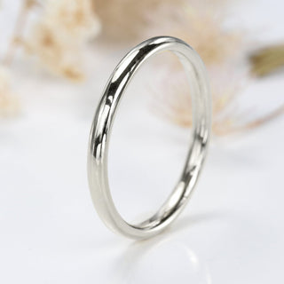 Platinum 2mm Comfort Fit Court Wedding Ring