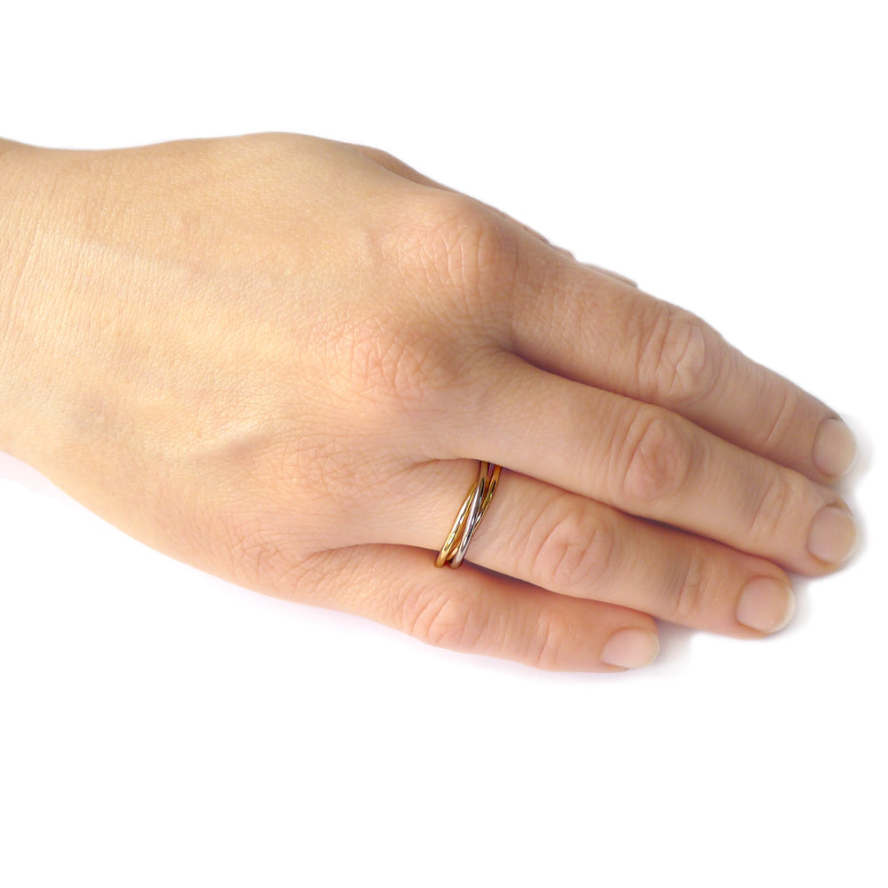 Trinity Ring in 18ct Gold